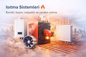 Isıtma sistemleri – kombi, kazan, radyatör ve yerden ısıtma montajı