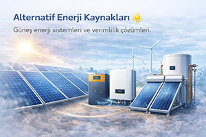Alternatif enerji kaynakları – güneş enerjisi sistemleri ve verimlilik çözümleri